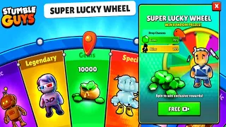 Stumble Guys SUPER LUCKY WHEEL Win Up to 10,000 GEMS!