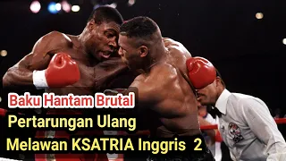 Baku Hantam Brutal Berakhir Tragis harus pensiun dini dan nyaris buta, Mike tyson VS Frank Bruno 2