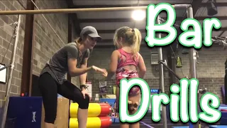 How to Coach Beginner Gymnastics Bars : Drill Stations