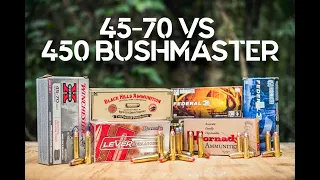 45-70 VS 450 Bushmaster (Pumpkin Shootout)