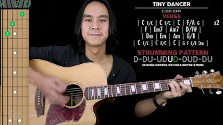 Tiny Dancer Guitar Cover Elton John 🎸 |Tabs + Chords|