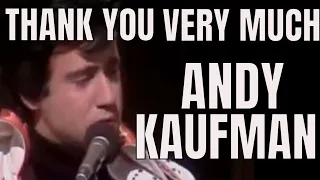 Andy Kaufman Does Elvis Presley on THE JOHNNY CASH SHOW