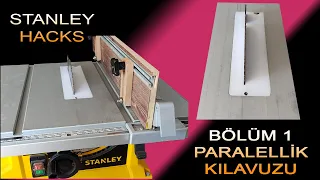 STANLEY SST 1800 HACKS PARALELLİK KILAVUZU GELİŞTİRME VE TESTERE KAPAĞI YENİLEMESİ