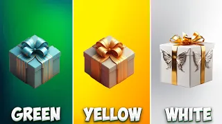 CHOOSE YOUR GIFT🎁   GREEN ,YELLOW OR WHITE 💚💛🤍