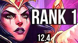 LEBLANC vs LISSANDRA (MID) | Rank 1, Rank 1 LeBlanc, 2/0/7 | JP Challenger | 12.4