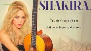 Shakira - You Don't Care About Me (Lyrics) (Letra Traducida al Español)