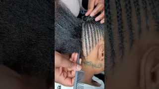 Ponytail on Natural 4c hair #short #ponytail #viral