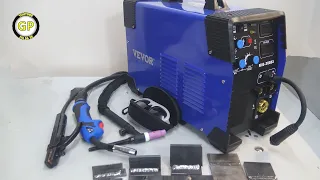 3 in 1 Multi Welder ( MIG -TIG - MMA ) VEVOR MIG-200D3  - Unboxing and Test