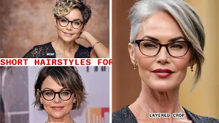 Short Hairstyles For Women Over 60 With Fine Hair And Glasses