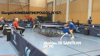 NATIONALE 1 | Mathieu DE SAINTILAN vs Giorgos KONSTANTINOPOULOS | HIGHLIGHTS