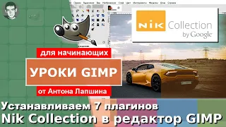 Как установить плагины Nik Collection в фоторедактор GIMP?