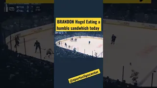 Brandon Hagel Eats His Words #nhl  #hockey #playoffs2023 #shorts