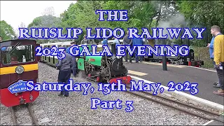 RD25200vid.  Ruislip Lido Railway 2023 Gala, part 3.