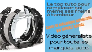 👍Comment bien remplacer ses freins à tambours👍Tutoriel détaillé multimarques par ASPHALT GARAGE