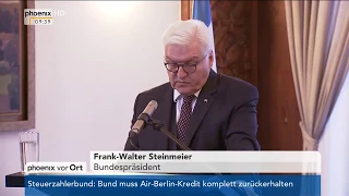 Frank-Walter Steinmeier beim Auftakt zu "70 Jahre Staatsgründung Israel" am 15.12.17