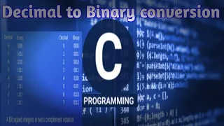 Convert decimal to binary in c | #c_programming #c_language #coding #for_loop #coding #teach_techno