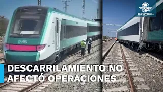 Tren Maya informa que se investigan causas del descarrilamiento de vagones