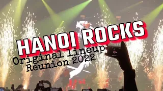 Hanoi Rocks Original lineup reunion 2022 full gig @ Icehall Helsinki Finland 23.9.2022