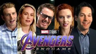 AVENGERS: ENDGAME Full Cast Interview (2019) Marvel