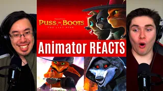 REACTING to *Puss In Boots 2: The Last Wish* MINDBLOWING!!! (First Time Watching) Animator Reacts