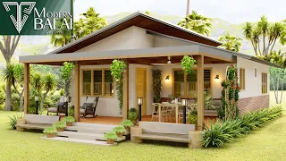 Simple Life in a Farmhouse 3-Bedroom Tiny House Design Idea | 8x12 Meters
