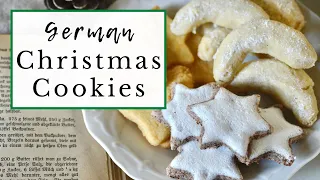 My 3 Favorite German Christmas Cookies | Bake with me