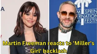 Martin Freeman reacts to 'Miller's Girl' backlash