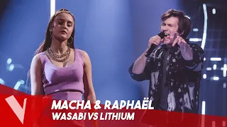 Little Mix vs Nirvana - 'Wasabi' vs 'Lithium ● Macha & Raphaël | Duels | The Voice Belgique Saison 9