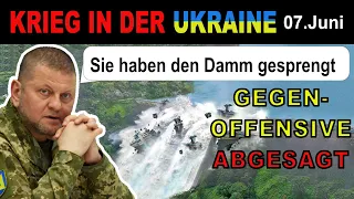 07.Juni: GROSSES CHAOS!!! - 20 km langer UKRAINISCHER BRÜCKENKOPF AUSRADIERT | Ukraine-Krieg