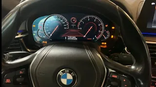 BMW 5 Serie G30 service reset