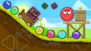 Red Ball 4 - Fusion Hills Boss Vs All Colour Balls in Red Ball Hills Walkthrough