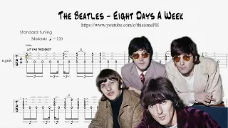 The Beatles - Eight Days A Week FREE Tabs | Guitar Pro 8 | thisisme PH