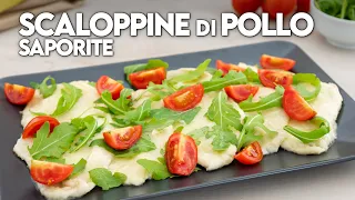 SCALOPPINE DI POLLO SAPORITE Ricetta Facile - Fatto in Casa da Benedetta #shorts