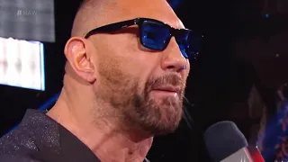 Batista wants Triple H to give him what he wants but the context has been removed