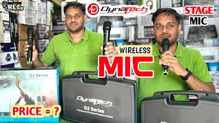 Dynatech G2 Wireless Microphone Unboxing, Review & Price ? || Best wireless For Live shows