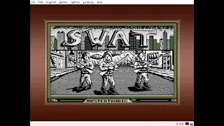 SWAT (LA SWAT) gameplay on Commodore 64 - C64… I accidentally TAKE OUT the HOSTAGE in boss fight.