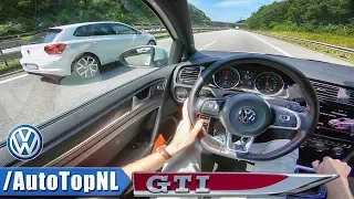 2018 VW Golf 7 GTI MANUAL | POV Test Drive w/ Polo GTI on ROAD & AUTOBAHN by AutoTopNL