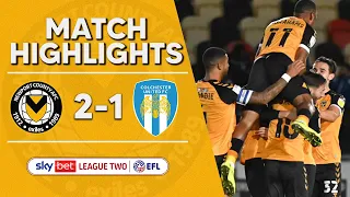 HIGHLIGHTS | Newport County AFC v Colchester United