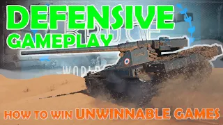 Defensive Gameplay | How to win unwinnable games | World of Tanks with BRUCE