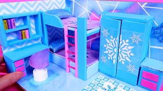 DIY Miniature Cardboard House #21   Bedroom for Two