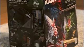 Fish Tank Unboxing and Aquascape:Fluval Betta Premium Aquarium Kit