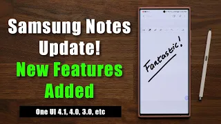 Samsung Notes Gets New UPDATE - 2 New Features Added (All Samsung Phones)