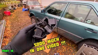 Part 10 Mercedes W124: New Turn Signal Lenses, Ignition Tumbler, Trans Mount, Vent Bulbs, Cleaning..