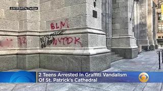 2 Teens Arrested In Graffiti Vandalism Of St. Patrick's Cathedral