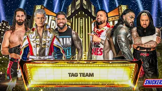 WWE 2K24 - Cody Rhodes & Jey Uso & Seth Rollins Vs The BloodLine | Tag Team Match | RTX Gameplay