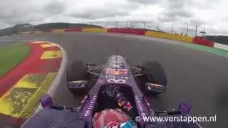 Max Verstappen - Run 2: RB8 Onboard Exclusive Footage, WSR Spa-Franchorchamps, 31/05/2015
