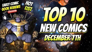 TOP 10 New Comic Books December 7th 2022 🔥 COMIC REVIEWS, COVERS, & KEYS 🔥