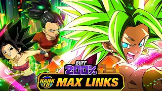 200% LEADER SKILL BUFF! LEVEL 10 LINKS 100% TEQ SSJ2 KEFLA! (DBZ: Dokkan Battle)