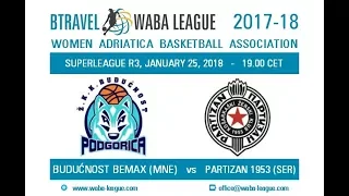 WABA League 2017-18, Budućnost Bemax - Partizan 1953