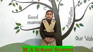 Kashmir day Speech & English Speech &m.a School System